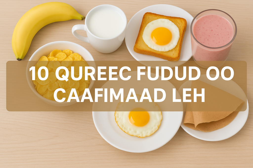 qureec fudud oo caafimaad leh